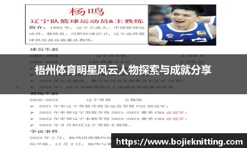 梧州体育明星风云人物探索与成就分享